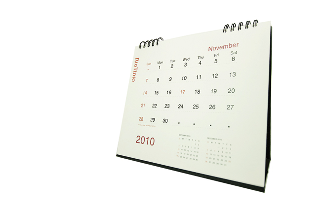 kalender meja